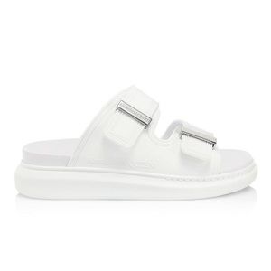 Alexander McQueen Hybrid Slide in Ivory & Silver